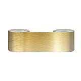 KeZheXi Tapetenbordüre Selbstklebend Gold 10x500CM für Badezimmer Wohnzimmer Küche Verdicken PVC Dekorative Bordüre Abnehmbare Wasserdicht Taille rahmen Wandtattoo
