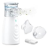 Inhalationsgerät 【Partikelgröße 1-5µm】JOSSIS Ultra Leise Inhaliergeräte für Erwachsene und Kinder, Einstellbarer Sprühnebel, USB C Aufladbarer Inhalator