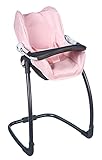 Smoby - Maxi-Cosi 3-in-1 Puppenhochstuhl - für Puppen bis 42 cm, Sitzschale, Hochstuhl, Autositz & Schaukel-Sitz, Puppenzubehör für Kinder ab 3 Jahren, rosa
