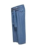 ESPRIT Maternity Damen Pants UTB Culotte Umstandshose, Blau (Medium Wash 960), (Herstellergröße: 40)