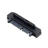 chenyang SAS zu SATA Adapter SFF-8482 29Pin SAS Festplatte zu Motherboard SATA 22Pin 90 Grad Winkel Konverteradapter