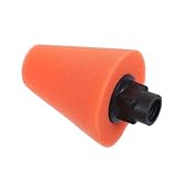 BUGUUYO 1stk Auto Schwammbürste Bausatz Felgenreiniger Entferner Bremse Schaum Auto Reinigungsschwamm Autopolierpads Lösung Entfernung Autowaschanlage Polierset Fluid Polyurethan Orange