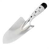 Rekord Blumenkelle (Ganzstahl, verzinkt) mit 12 cm Griff, Gesamtlänge: 29 cm, Arbeitsbreite: 8 cm, Pflanzkelle, Gartenkelle, Blumenkelle, Pflanzschaufel