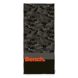 Bench Strand- und Saunatuch, Nature Inspired, 80x180 cm, 100 % Baumwolle, Velours, Mit Aufhänger, Farbe: Grau Tarnmuster, Art.Nr.: 6112608537