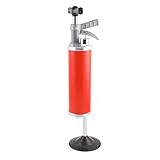 YILIKISS Druckluft Rohrreinigerm, Pressluft Rohrreiniger Saugnäpfen, Rohrreinigungspumpe mit Luftdruckanzeige, Rohrreiniger Druckluft, für Waschbecken, Bodenablauf, Toiletten