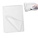 VYNZOR Bügelvlies Vlieseline H250, 100 x 200 cm Weiß Aufbügelbare Vlieseinlage Stoff Mittel (50g/m²) zum Nähen, Quilten, Basteln, für Kleidung und Schneidern