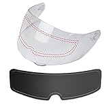 THORANI Antibeschlag-Folie für gängige Visiere am Motorradhelm - einfache Anbringung, sorgt für eine stressfreie Fahrt mit dem Motorrad