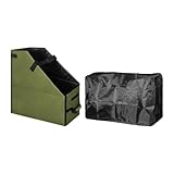 Qianly Klapperbike Aufbewahrungsbox mit Riemen, Tragbares Fahrradkoffer, Leicht zu Tragen, Hochleistungs Reisetasche mit Griff für, GrÜn