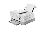 Canon PIXMA TS7451a Farbtintenstrahldrucker Multifunktionsdrucker DIN A4 (Scanner, Kopierer, Fotodrucker, OLED, 4.800 x 1.200 DPI, USB, WLAN, Print App, Duplexdruck, 2 Papierzuführungen), weiß