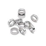 UVERLY 10 Stück SMR128ZZ ABEC-7 Edelstahl-Kugellager MR128ZZ Kugellager 8 x 12 x 3,5 L-1280ZZ W678ZZA MR128 Z ZZ Lager MR128Z