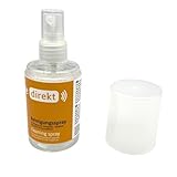 DIREKT Reinigungsspray (100 ml) | für Hörgeräte, maßgefertigte Ohrstücke, Gehörschutz & In-Ear-Kopfhörer | Sanfte Reinigung, effektive Pflege | Für unterwegs | Hörsystem Zubehör