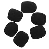 NULYLU 6 Stück Teiliges Mini Mikrofon Windschutz Windschutzscheibe für Lavalier Mikrofon Kompakt Langlebig und Einfach zu Transportieren für Konferenzen und Professionelle Aufnahmen