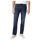 Wrangler Men's Texas Slim Bruised River Jeans, Blue, W29 / L32