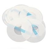 Aufkleber für Sensorabdeckung, Wasserabweisend, Transparent, Blau Gestreift, 20 Stück, Runde Aufkleber Zum Schutz der Haut mit TPU-Material, Kompakt und Leicht