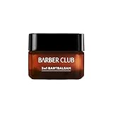 L'Oréal Men Expert Bartbalsam Bart + Haut für Männer, Unterstützung beim gesunden Bartwachstum, Beruhigende Bartpflege für Herren mit holzigem Duft und ätherischem Zedernholzöl, Barber Club, 1 x 50 ml