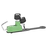 Motorradhelmschloss für CBR400R 2016+, CBR500R, CB500X 2015+ - Anti -Diebstahl -Sicherheitshelm -Helm -Sperre für Elektromotorbike, Bike -Helmzubehör, Aluminiumlegierung (Grün)