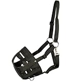 AMKA Harry`s Horse Maulkorb Nylon/Gummi, schwarz Fressbremse, Kolik, Anweiden..