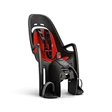 Hamax Kinderfahrradsitz Zenith with Carrier Adapter, Grey/Red, Standard