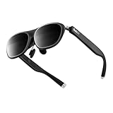 Rokid Max 2 AR Brille Schwarz, 215' Micro-OLED Display, Myopia Adjustable (0-600D), 120Hz, 50° FOV und 600nits Leuchtdichte, kompatibel mit Android und PC/ROG/Steam Deck