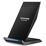 NANAMI Fast Wireless Charger, Induktive Ladestation für Apple iPhone 16 15 14 13 12 Pro 12 11 XS Max XR X 8 Plus,Kabelloses Ladegerät Qi Phone Handy Charger Schnell für Samsung Galaxy S25 S24 S23 S22