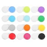 Abaodam 12 Stück Pack Reise Kontaktlinsenbehälter Auslaufsicher Farbige Aufbewahrungsbox für Kontaktlinsen Klein und Leicht Sicherer Linsenhalter mit Einfachem Öffnungsmechanismus