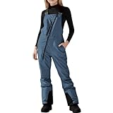 Winterhose Mädchen Skioverall Kinder Skihose für Kinder Winter Wasserdicht Winddicht Warme Snowboard-Rückenhose Latzhose Outdoorhose Strapshose Wanderhose mit Taschen