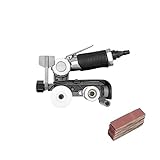 POOIQX Luftbandschleifer, 60 x 260, pneumatische Maschine, DIY-Polierschleifmaschine for Schleifen, Polieren, pneumatische Werkzeuge, Mini-Bandschleifer,Bequem Und Stabil(Update Style)
