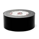 Alfa 12x UV-Black Fassadenband 50 mm x 25 m UV-beständiges Folienklebeband flexibles Klebeband
