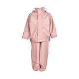 Celavi Mädchen Celavi Zweiteiliger Regenanzug in Vielen Farben Regenjacke, Rosa (Misty Rose 524), 5 Jahre 110 EU