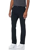 Amazon Essentials Herren Legere Stretch-Chinohose in sportlicher Passform (in Übergröße erhältlich), Schwarz, 42W / 32L