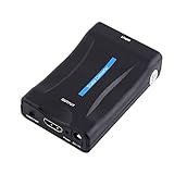 Kikumi und Scart 13×9×3 Scart-zu-Video-Konverter-Adapter 720P 1080P mit USB-Kabel