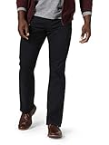 Wrangler Authentics Herren Straight Fit Twill Hose, Caviar, 31W / 32L