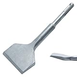 CCLIFE Fliesenmeißel SDS Plus Meißel, 30° angewinkelt 168x75mm, Leichtes Einspannen & Bruchsicher, Spezialisiert auf das Entfernen von Fliesen und hartnäckigen Fliesenklebern