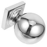 Kisangel dekorative Kugel Stahlbecher Drahtbürste Außendekoration Garten Ornament Moderne Gartendekoration Reflektierende Dekorationsball Reflektierender Gartenkugel Rostfreier Stahl Silver
