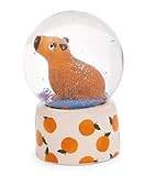 NICI Schüttelkugel Capybara Happybara braun - Schneekugel, Glimmerkugel- Tolle Geschenkidee