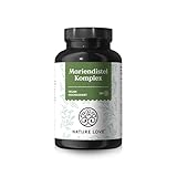 NATURE LOVE® Mariendistel, Artischockenextrakt, Löwenzahn & Desmodium 4-fach Komplex - 120 vegane Kapseln - Hochdosiert mit 80% Silymarin - Laborgerprüft, hochdosiert, in Deutschland produziert