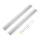 Uonlytech 2St Wandbehang Schiene Gestell Streifen doppelt Haken hängend Tür Z-förmiger Bilderaufhänger Bildhalter zum Aufhängen Rahmenaufhänger Spiegelaufhänger Bildaufhänger Eisen Silver