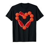 Herz Form Tomaten Tomate Ketchup T-Shirt