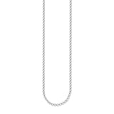 Thomas Sabo Charm Club Unisex-Charm-Kette, kleine runde Gliederkette, 925er Sterlingsilber, X0001-001-12