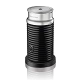 NESPRESSO Aeroccino 3 Milchaufschäumer, Elektrischer Milchaufschäumer für 120 ml cremigen Milchschaum und 240 ml heiße Milch, Schwarz