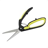 Rekord Einhand Buchsbaumschere (Edelstahl, Kunststoff) mit Sicherheitsarretierung, Gesamtlänge: 25 cm, Klingenlänge: 9 cm, Heckenschere, Buchsschere, Gartenschere