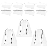 ERINGOGO 11 Stück Große Wasserdichte Aufbewahrungstaschen mit Beidseitigem Kordelzug Tragbare Pe material Spielzeugsack für Praktische Aufräumlösung für Drinnen und Unterwegs