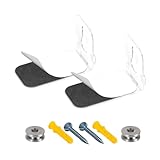 Zenlir Universals Soundbar-Wandhalterung, robustes Metall, für Heimkino-Systeme, weißes Finish, Eisen, Soundbar, Wandhalterung, Geschenkverpackung