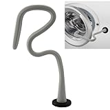 Frontlader-Waschmaschinen-Türstütze, Universelle Magnetischer Waschmaschinen-Türhalter, Flexibler Waschmaschinentürhalter, Passend für die Meisten Waschmaschinen, Waschmaschinentür Offen Halten (Grau)