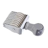 BESTonZON Drehbarer 8 Stelliger Datumsstempel aus Metall Verstellbarer Gummi Walzenstempel für Büro Schule und Scrapbooking Kompakt Langlebig mit Abnehmbarem Kunststoffgriff