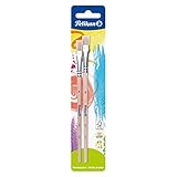 Pelikan 720383 Borstenpinsel Sorte 613F, Größe: 6 und 12, 2 Stück