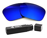 IKON LENSES Polarisierte Ersatzgläser für Oakley Holston Sonnenbrillen, Dunkelblauer Spiegel, Oakley Holston (OO9334)