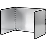 DYOUen Spritzschutz Faltwand Küchen-Spritzplatte Herd-Spritzschutz Leicht zu ReinigenPfannenspritzschutz Hält Herd & Küchenrückwand Sauber (Kleine)