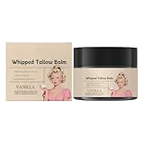 Geschlagener Talgbalsam, Mit Intensiver Feuchtigkeitsversorgung, 120G, Shea Butter-Körpercreme, Grasgefütterter Talg Und Honigbalsam, Glatte Und Weiche Téxtur, Für Alle Hauttypen