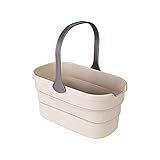 Eyliden 10L Faltbarer Eimer, Rechteckiger Kunststoffeimer zur Reinigung und Aufbewahrung, Tragbarer Putzeimer Wassereimer für Haushalt, Camping, Reisen, Gartenarbeit